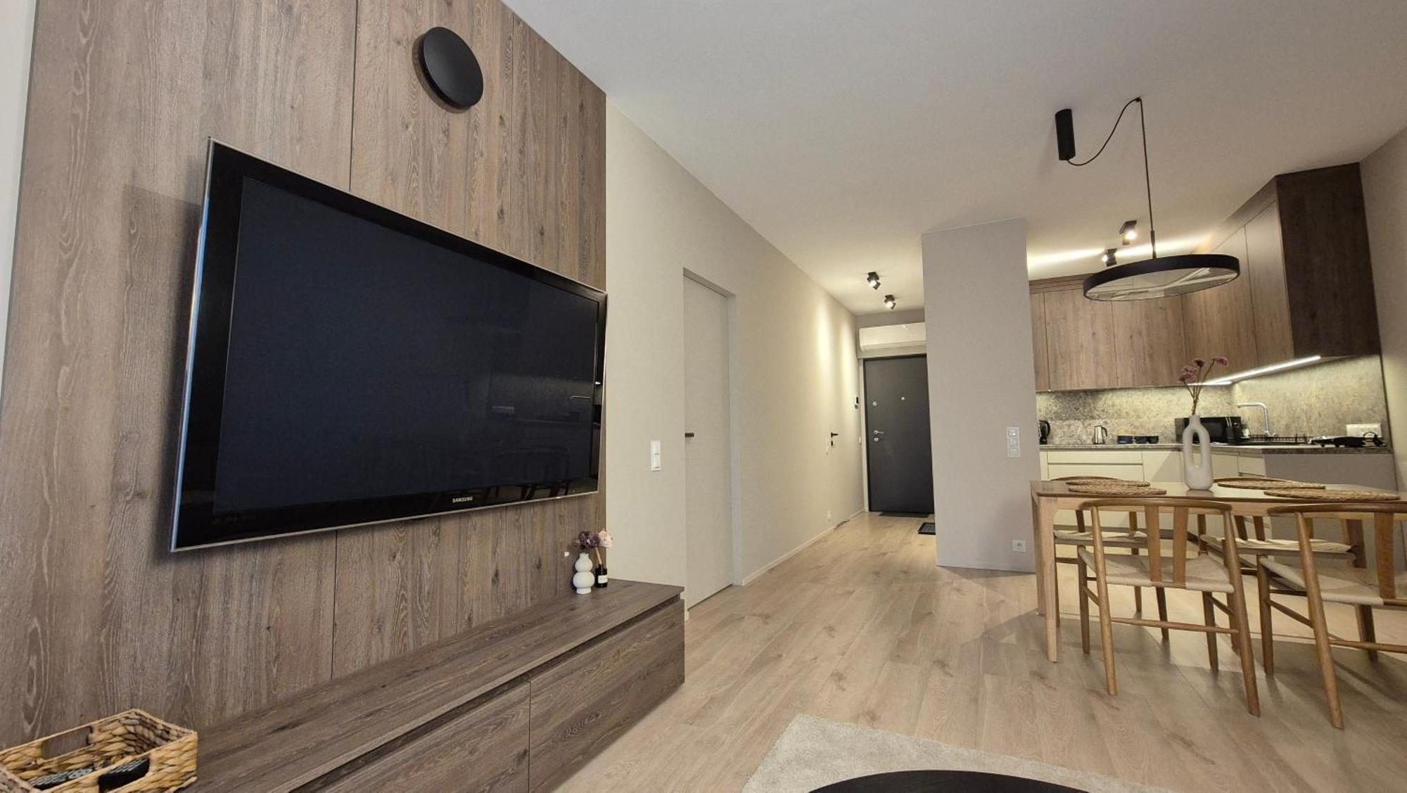 Appartamento Luxurious Vanilla Apartment, Self Check-in 24h, Parking, Air-conditioning Poznań